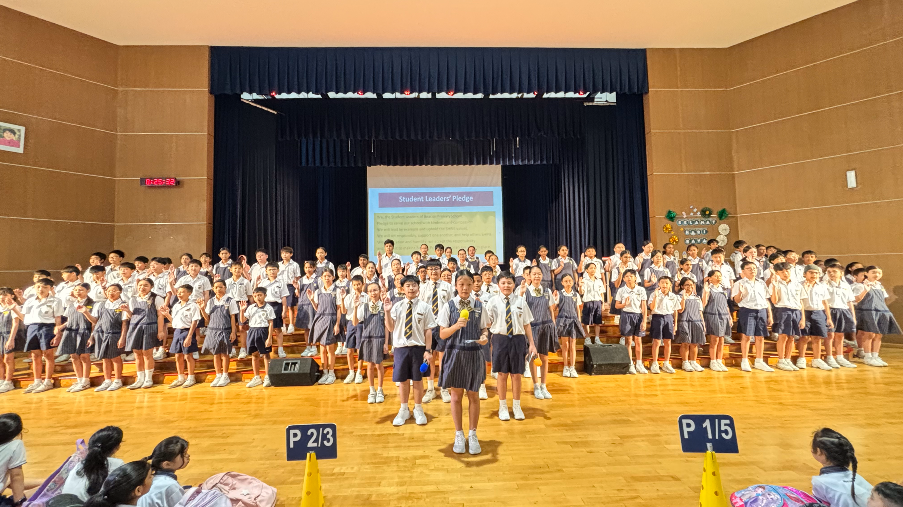 A powerful moment as our Primary 6 leaders pledge their dedication to serving the school community.